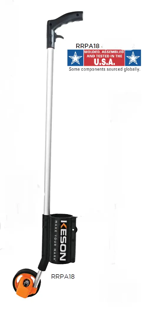 Keson Measuring Wheel & Upside Down Marking Paint Applicator Wand Rrpa18 1