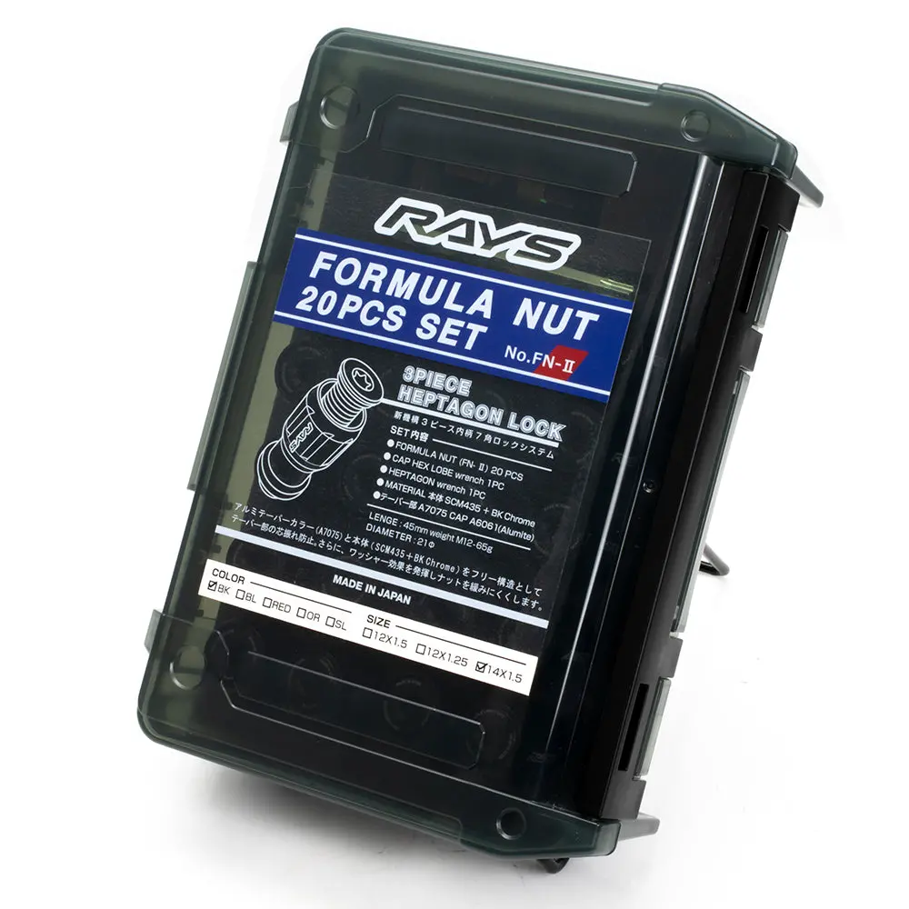 Rays Formula Nut Fn-Ii Set - 12X1.50 1