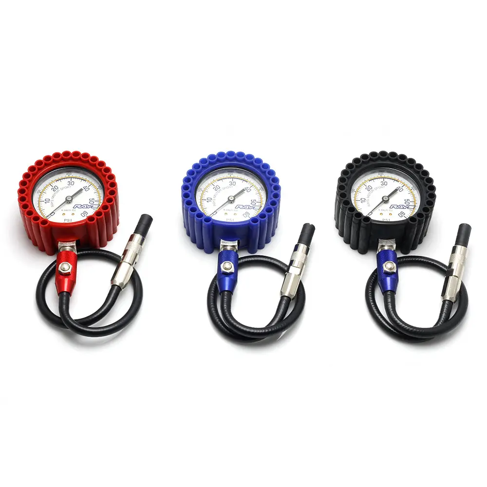 Rays Tire Pressure Air Gauge (75Psi) W/ Carrying Case 1