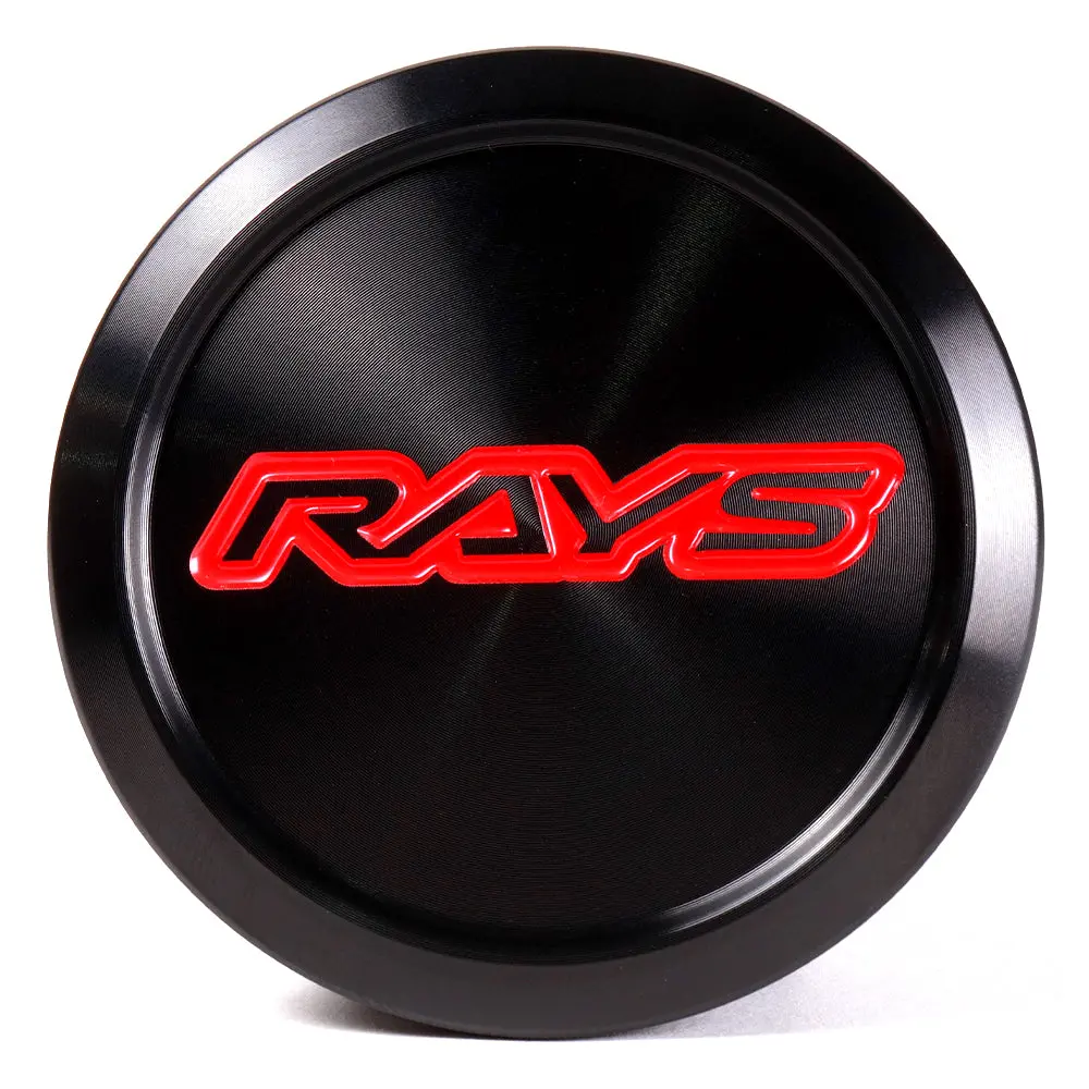 Rays Vr G25, Te37 Ultra, Te37 Saga, Ze40 Center Cap - Black / Red 1
