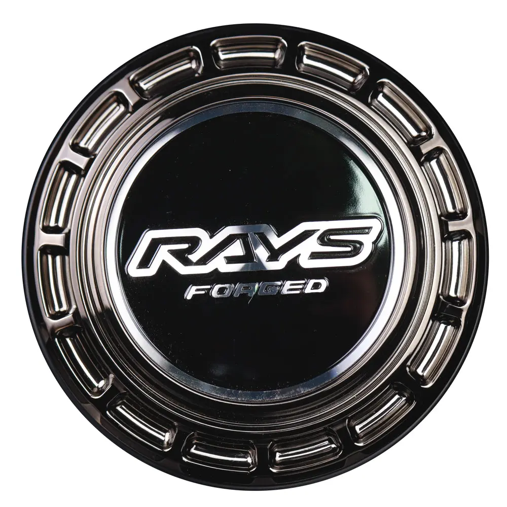 Rays Volk Racing 6H Large Pcd Center Cap - Black Chrome 1