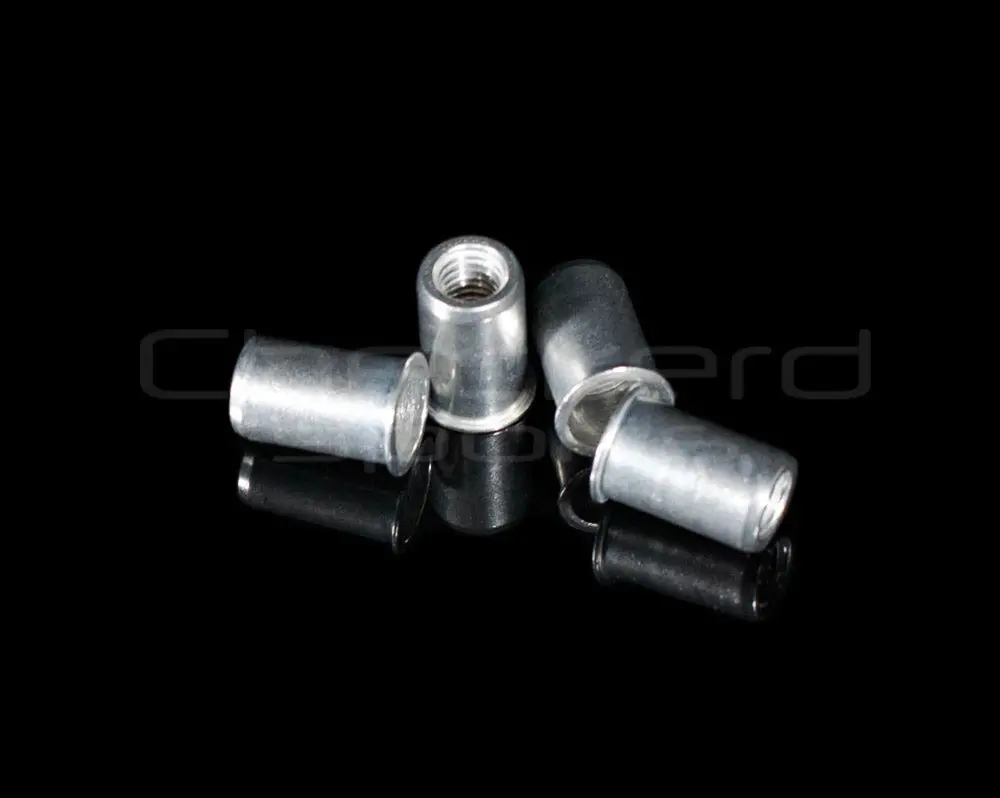 Rivet Nut, Aluminum M6 Low Profile Head 1