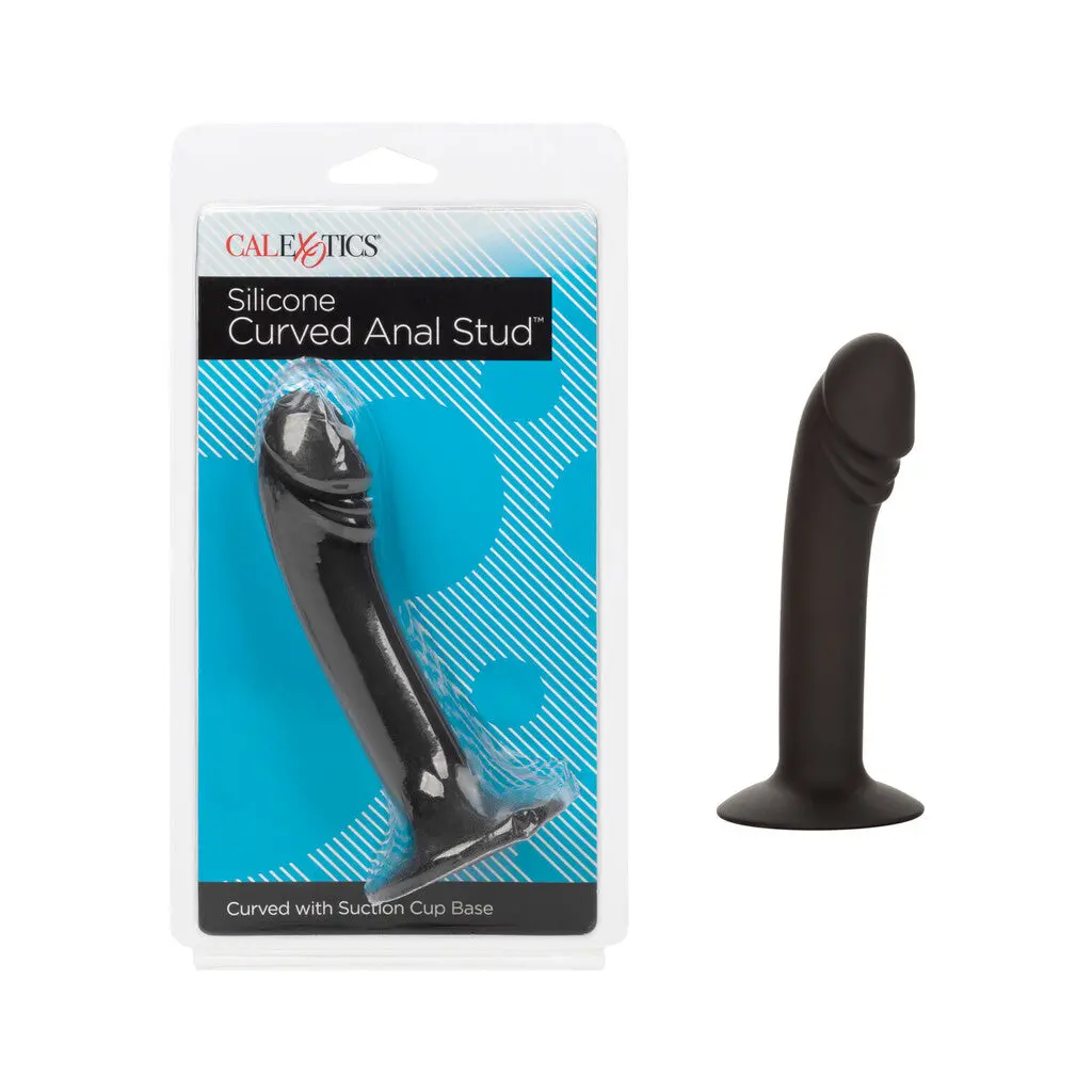 Silicone Curved Anal Stud 1