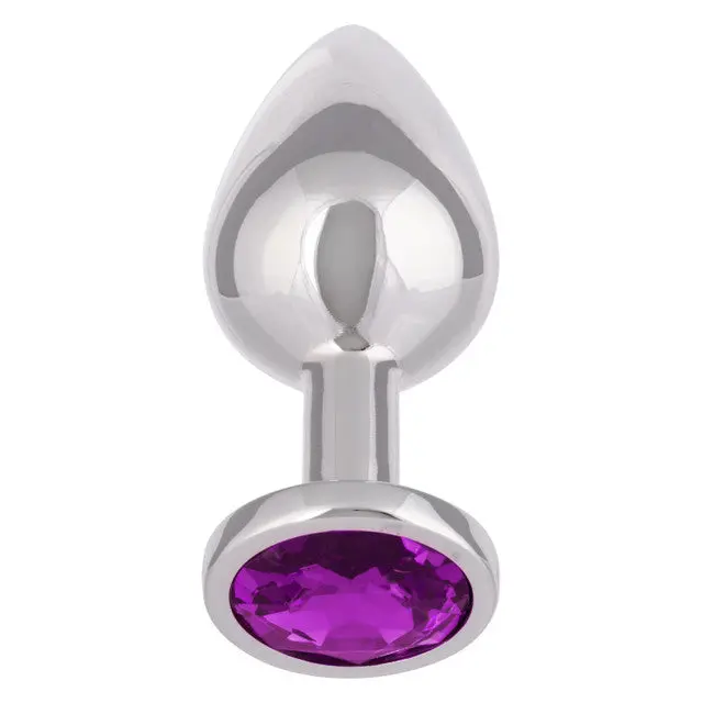 Jewel Large Amethyst Plug 1