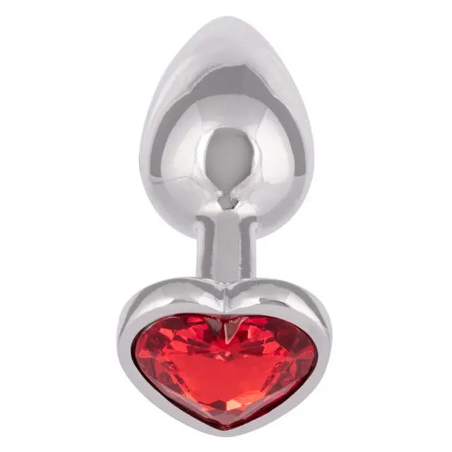 Jewel Small Ruby Heart Plug 1