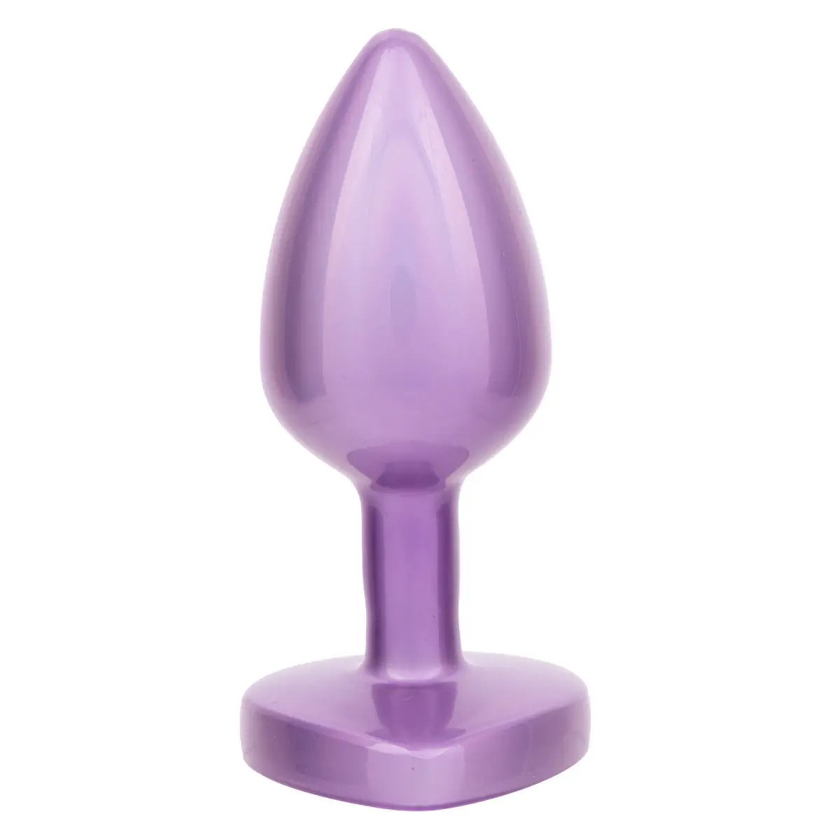 Jewel Small Amethyst Heart Plug 1