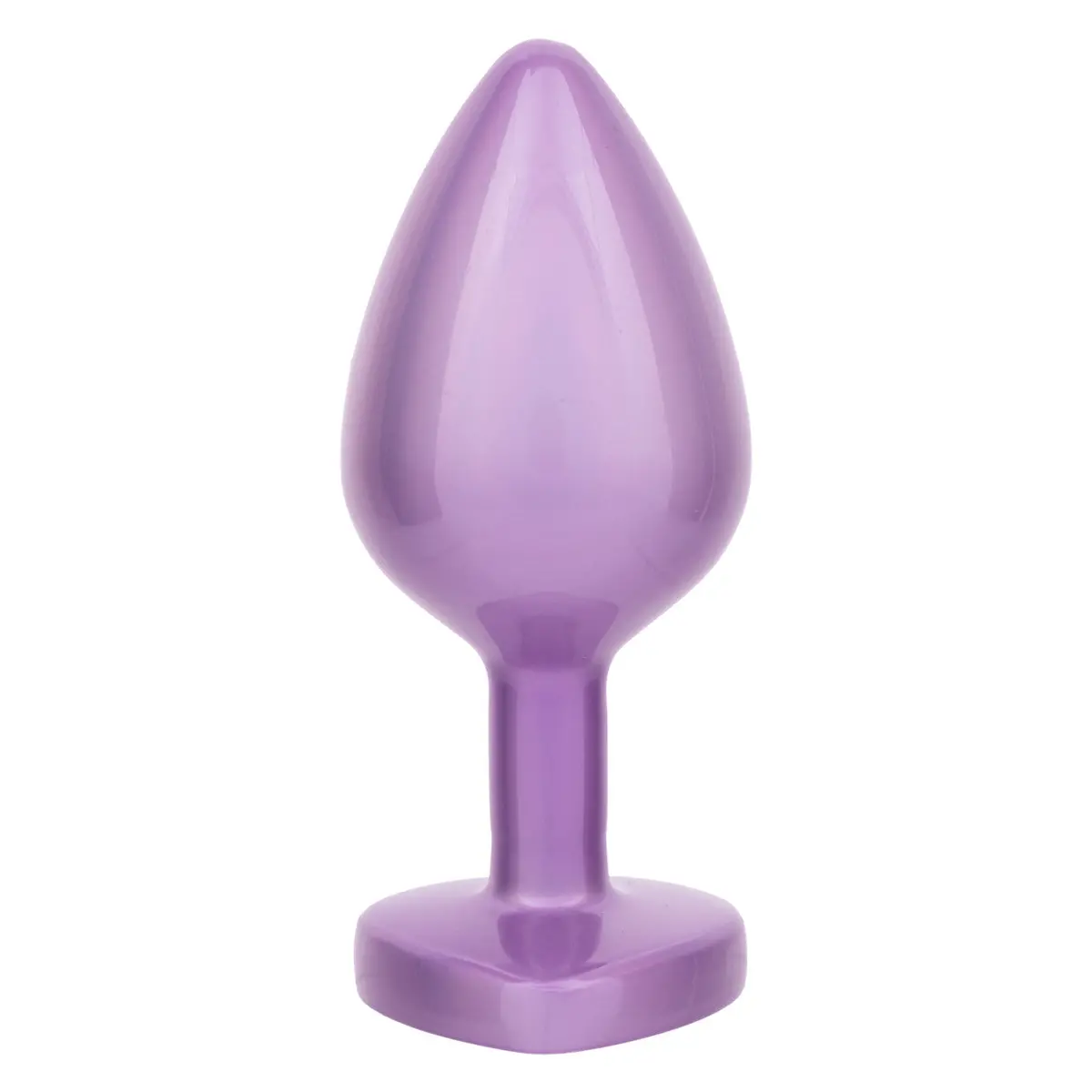 Jewel Large Amethyst Heart Plug 1