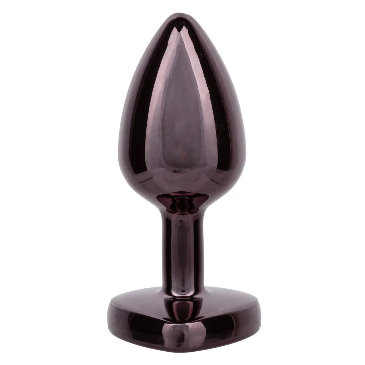Jewel Small Black Diamond Heart Plug 1