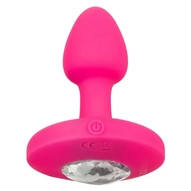 Cheeky Gems™ Small Rechargeable Vibrating Probe - Pink 1