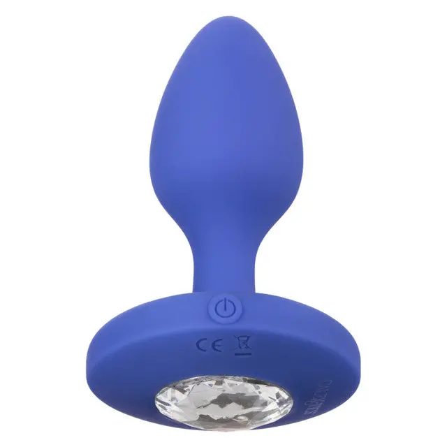 Cheeky Gems™ Medium Rechargeable Vibrating Probe - Blue 1
