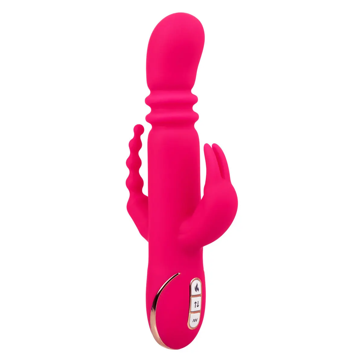 Jack Rabbit® Signature Heated Silicone Triple Fantasy Rabbit 1