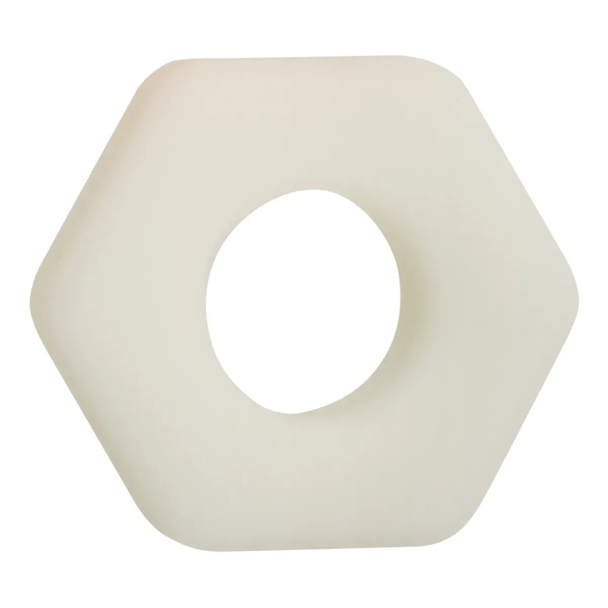 Alpha™ Glow-In-The-Dark Liquid Silicone Prolong Sexagon Ring 1