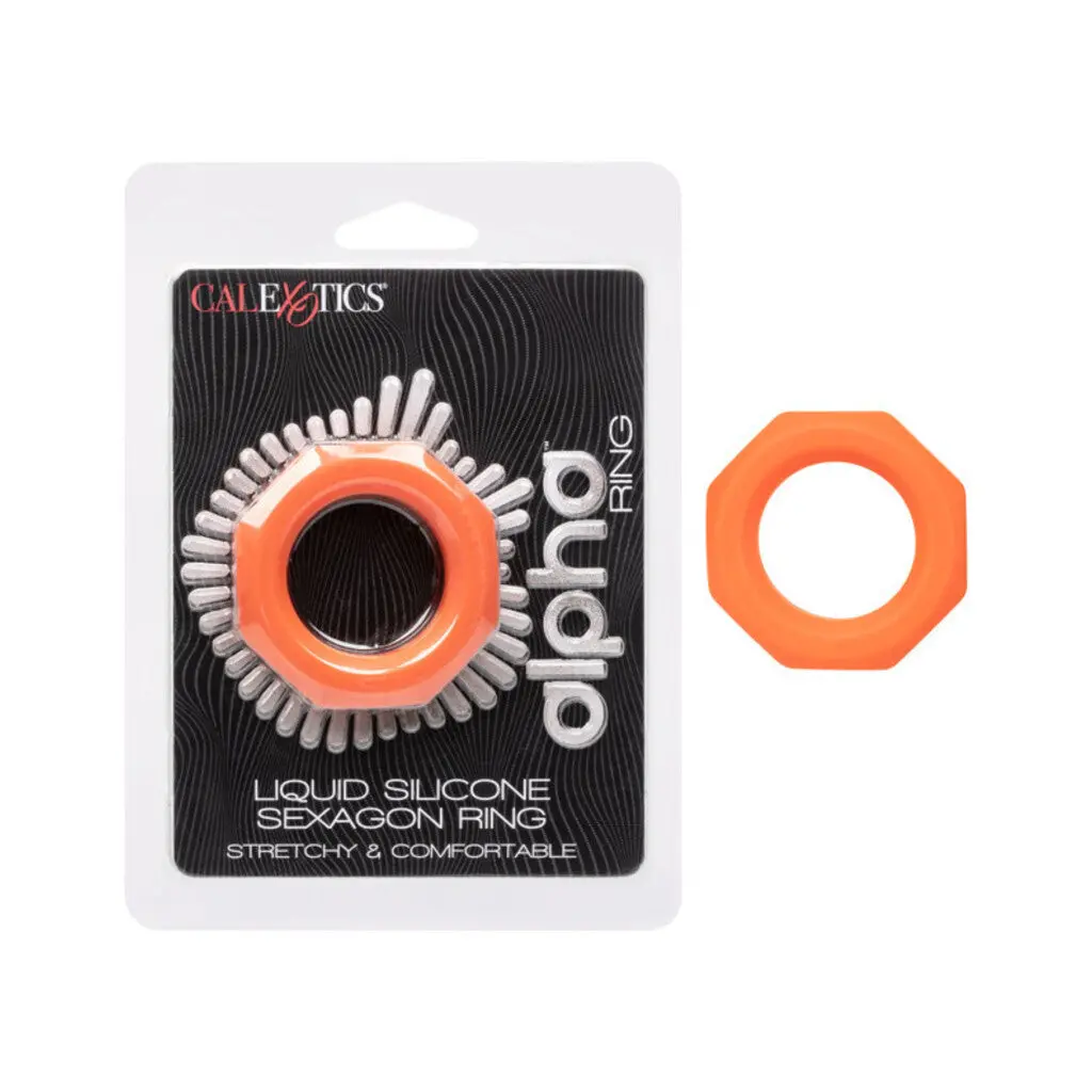 Alpha Liquid Silicone Sexagon Ring 1