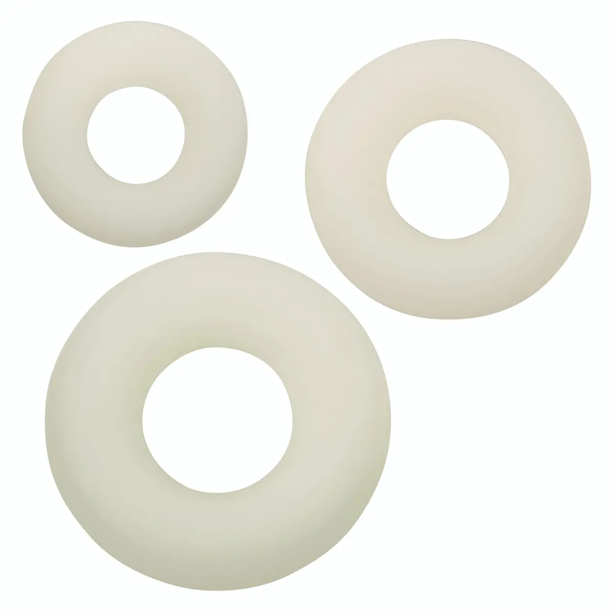 Alpha™ Glow-In-The-Dark Liquid Silicone 3 Ring Set 1