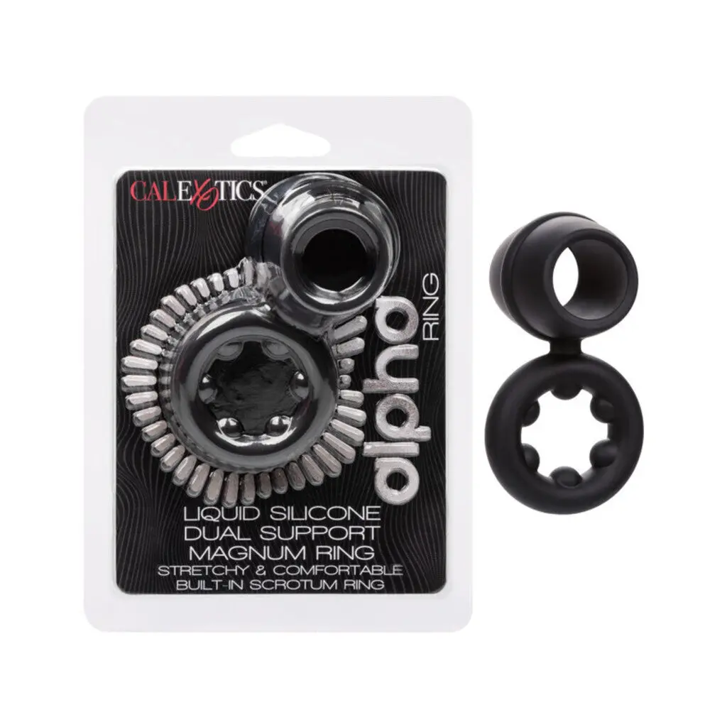 Alpha Liquid Silicone Dual Magnum Ring 1