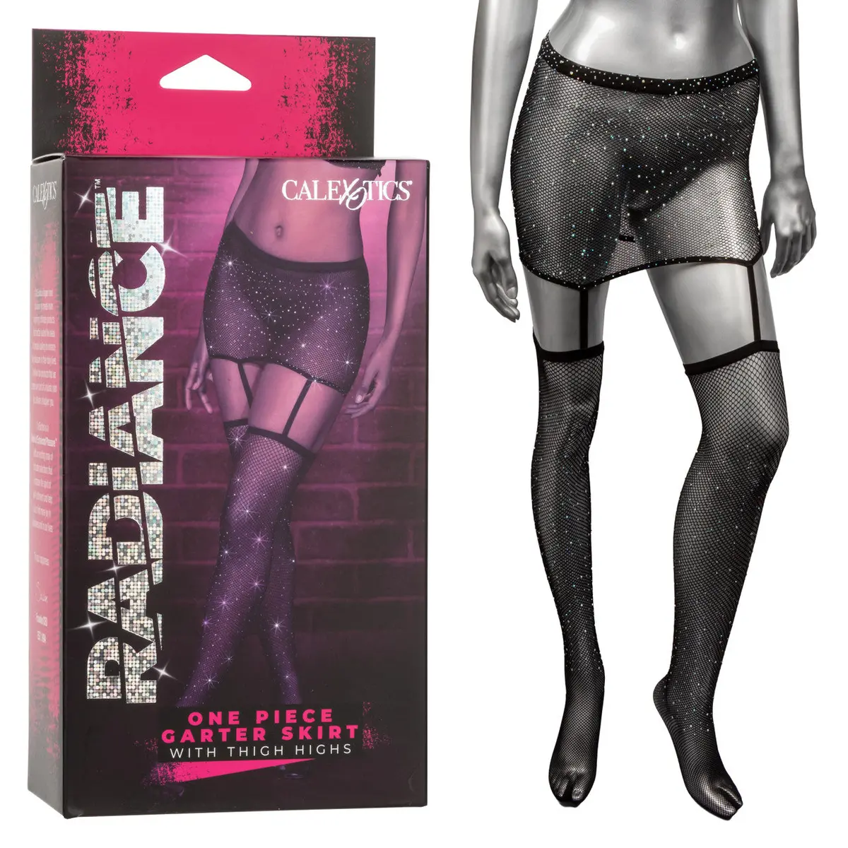 Radiance™ One Piece Garter Skirt With Thigh Highs 1