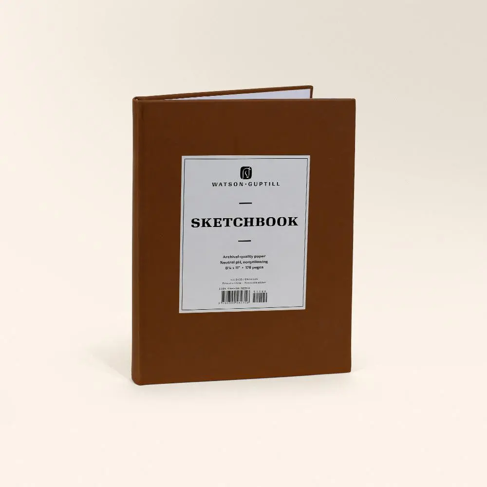 Large Sketchbook (Chestnut Brown) 1