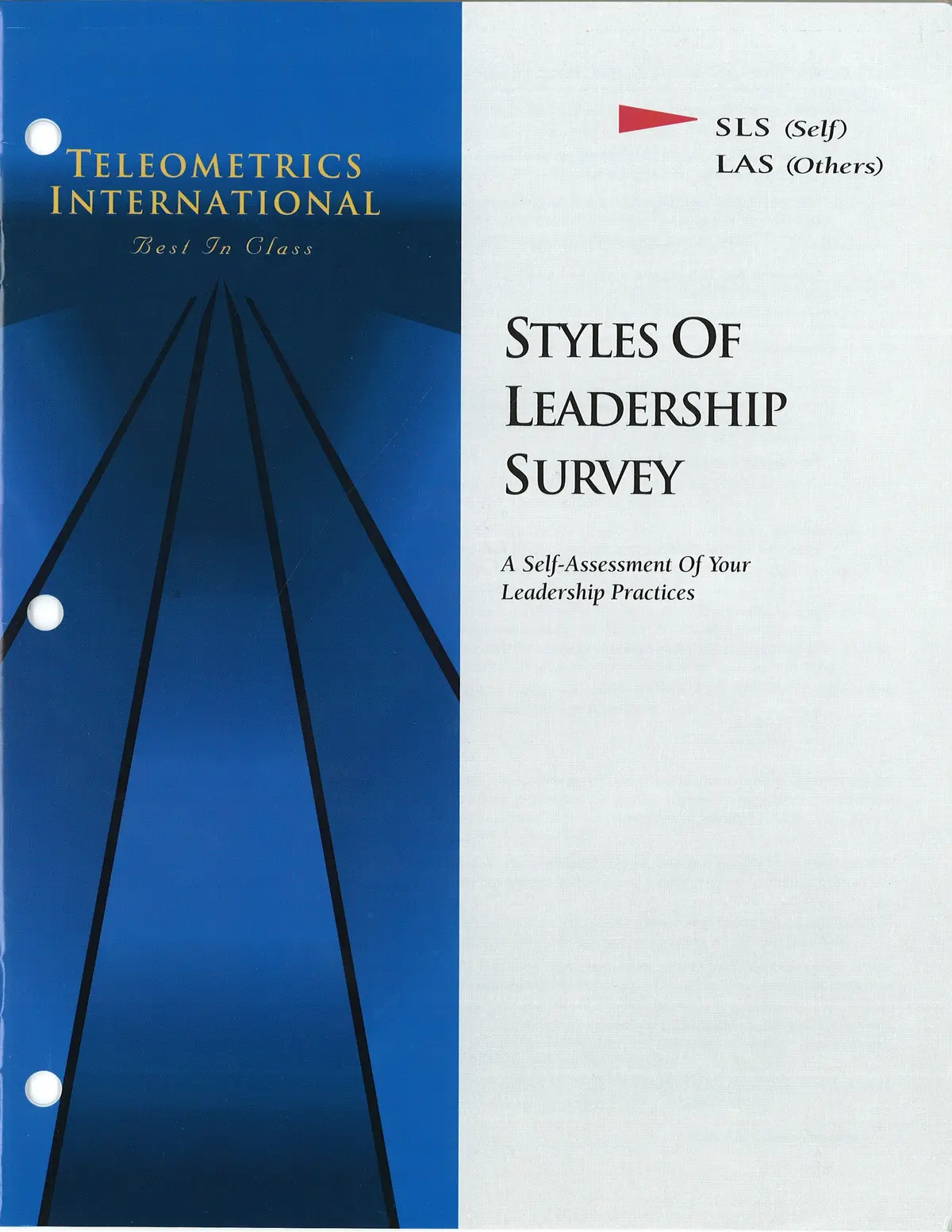 Self-Survey>> Styles Of Leadership Survey (Sls) 1