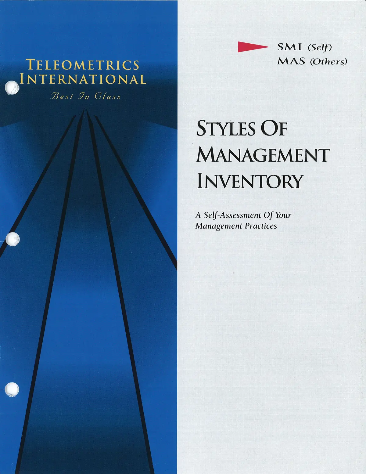 Self-Survey>> Styles Of Management Inventory (Smi) 1