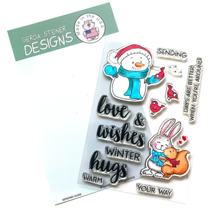 Sending Hugs 4X6 Clear Stamp Set - Gsd738 1