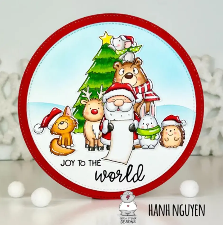 Woodland Holiday Friends - Clear Stamps - Gsd875 1