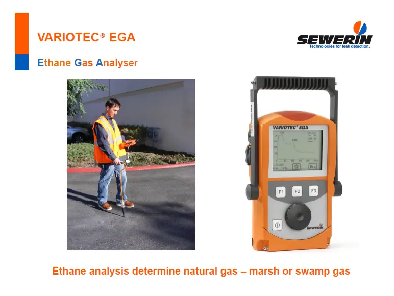 Variotec Ega - Ethane Gas Analyzer - Detect Natural Gas From Swamp Or Sewer Gas 2