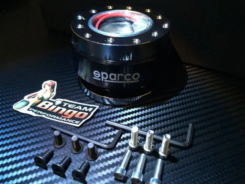 Sparco Steering Wheel Quick Release Snap Off Boss Kit 1