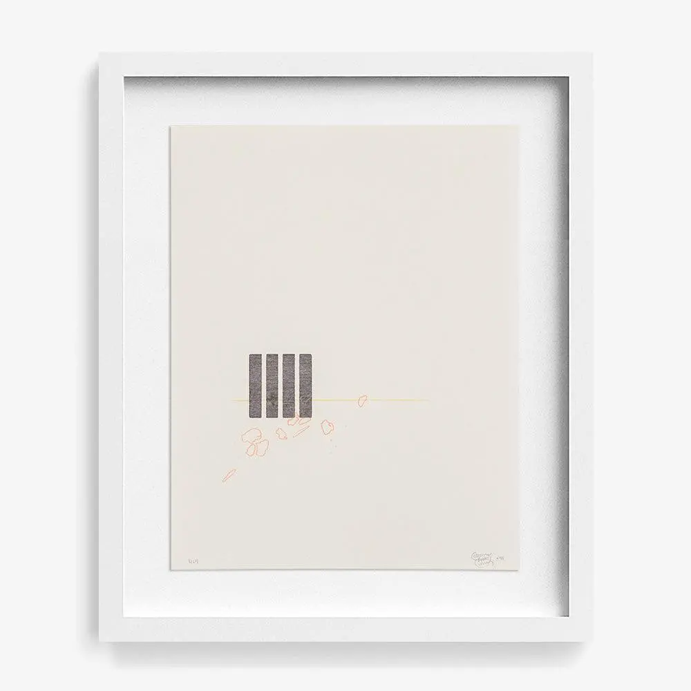 Subtle Rhythms #1 (Gray Speckled Toned Paper) 3