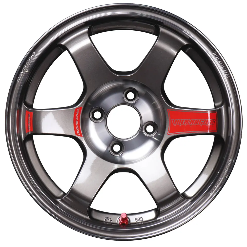 Volk Racing Te37 Saga Sl Wheels - Pressed Graphite / 15X8 / 4X100  /+35 1