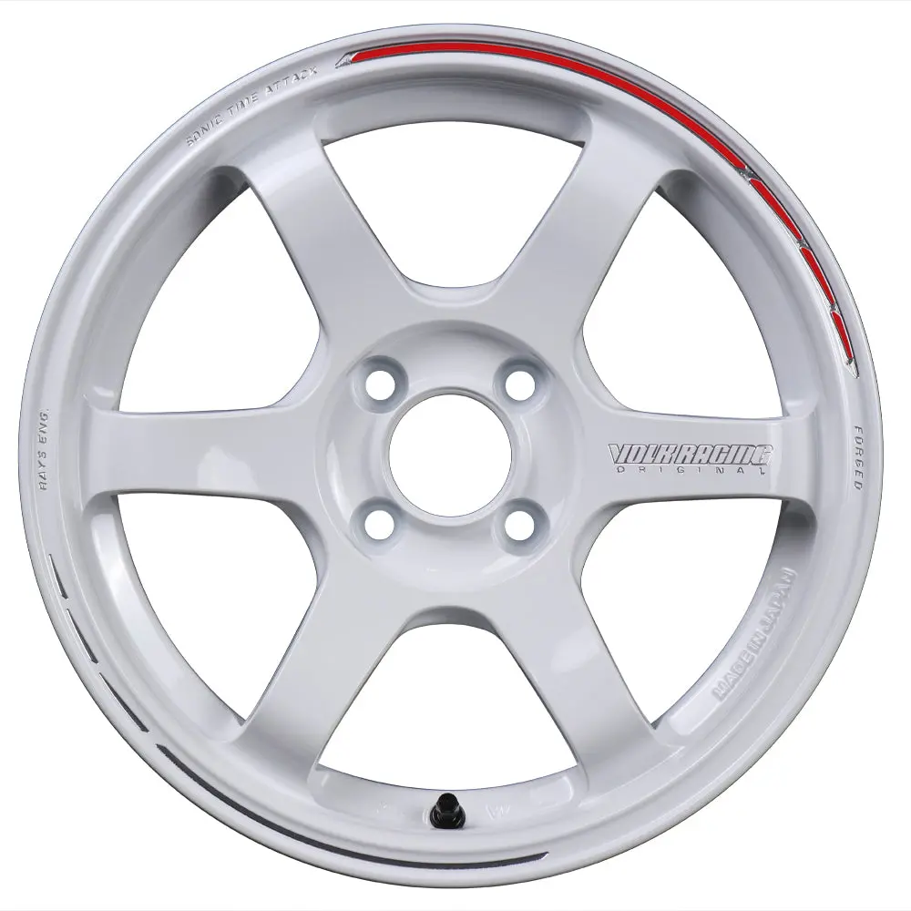 Volk Racing Te37 Sonic Time Attack Edition Wheels - Dash White 15X7 / 4X100 1