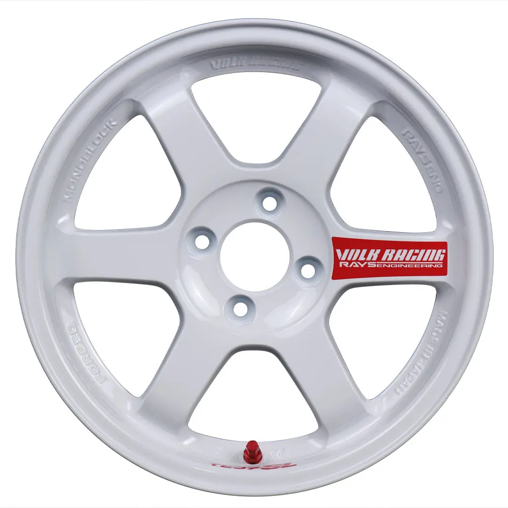 Volk Racing Te37sl Super Lap Edition - Dash White 15X8.0 / 4X100 / +35 1
