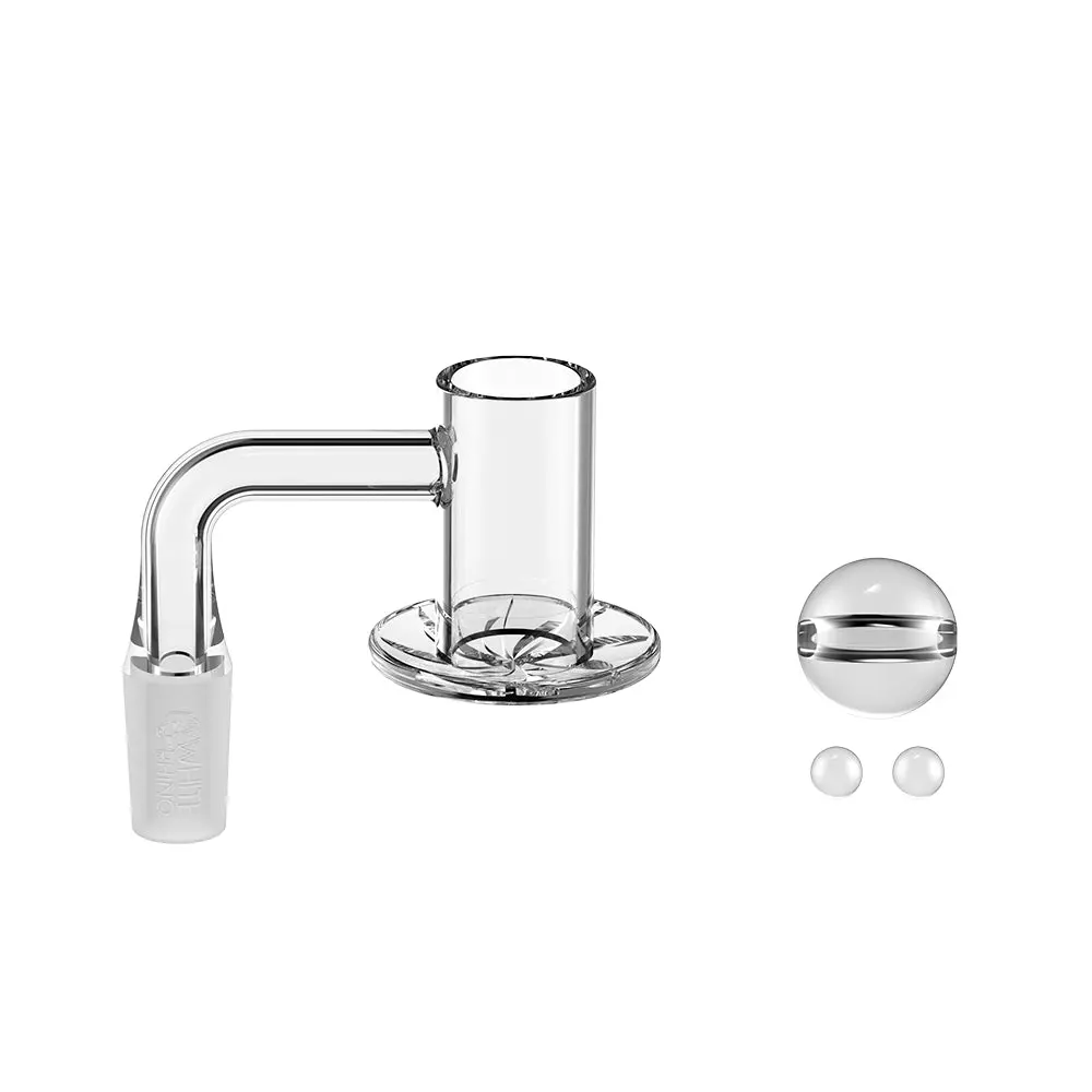 14Mm 90° Terp Slurper Quartz Banger Kit With Carb Cap & Terp Balls - V5 1