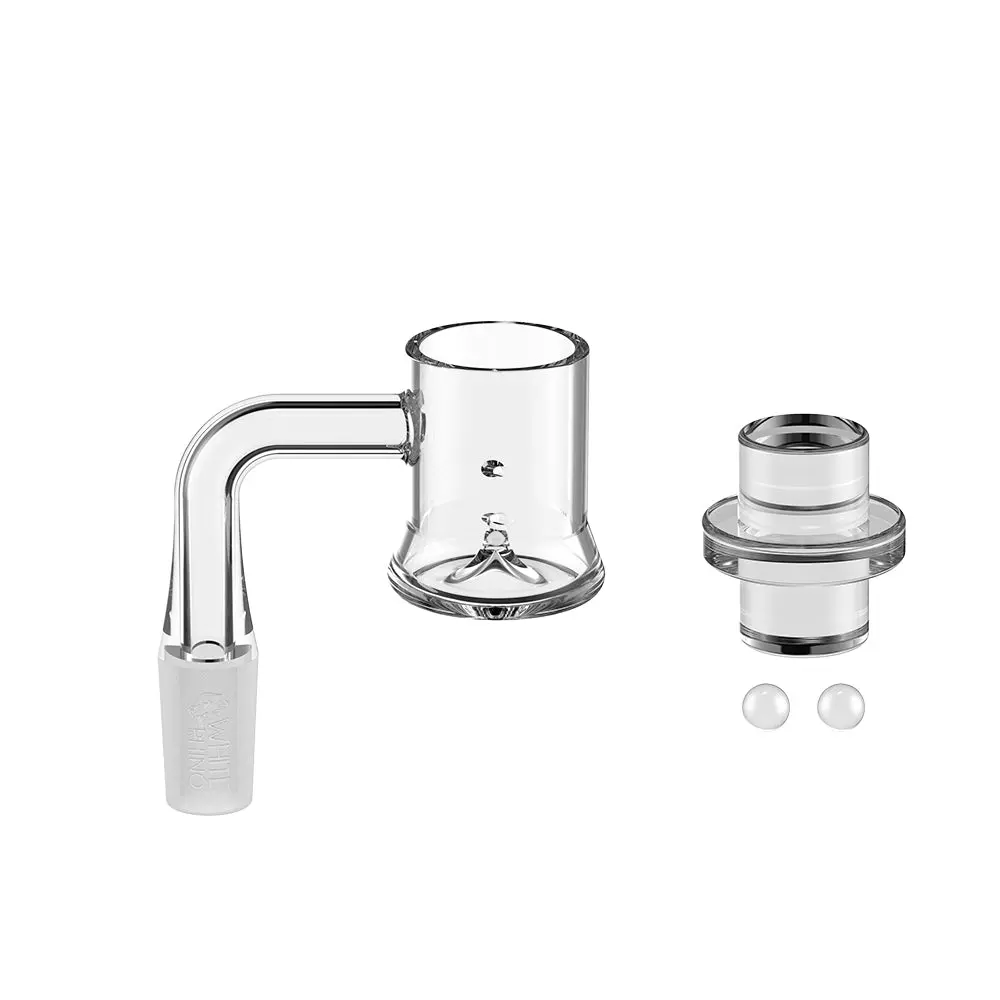 14Mm 90° Terp Slurper Quartz Banger Kit With Carb Cap & Terp Balls - V2 1