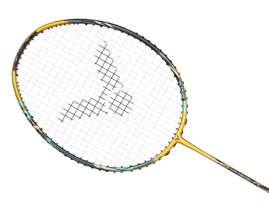 Victor Thruster F Claw Ultra X (Gold/Black) Badminton Racket 2025 1