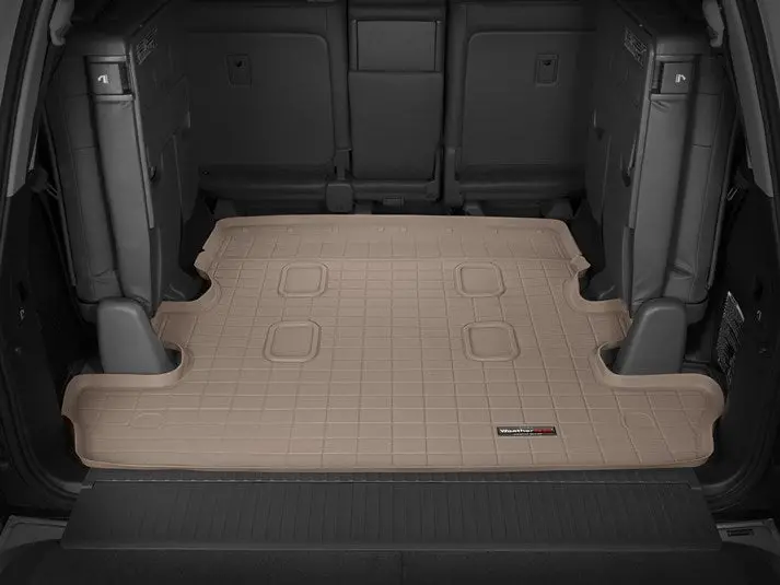 Alfombra Weathertech Para Toyota Land Cruiser Y Lexus Lx 2008-2021 Cargo Liner Para El Baúl En Color Beige. 1