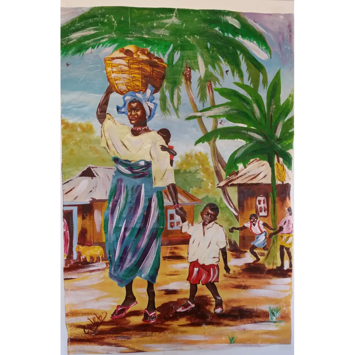 Typical African Woman's Painting 1