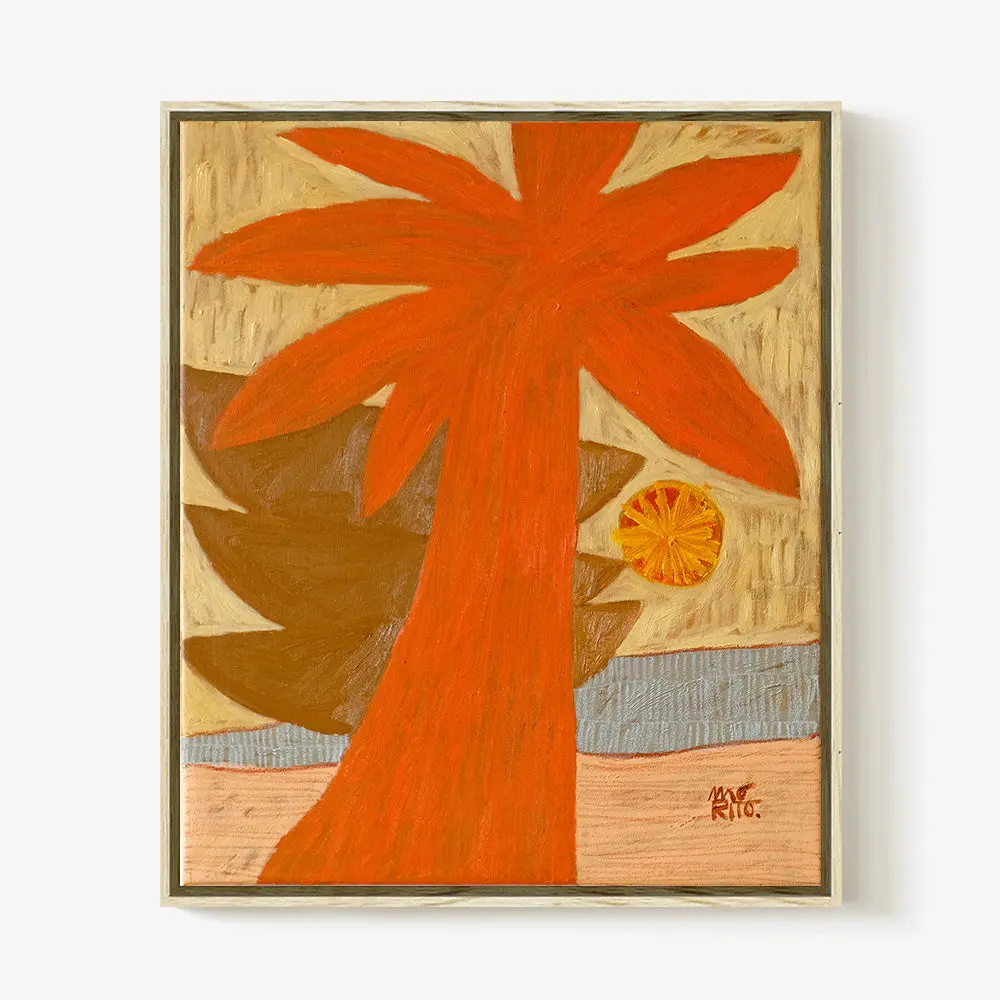 Tangerine Palm Tree 1