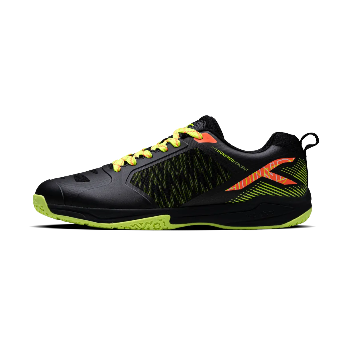 Hundred Beast Armor Pbx Badminton Shoes (Black/Lime/Orange) 1