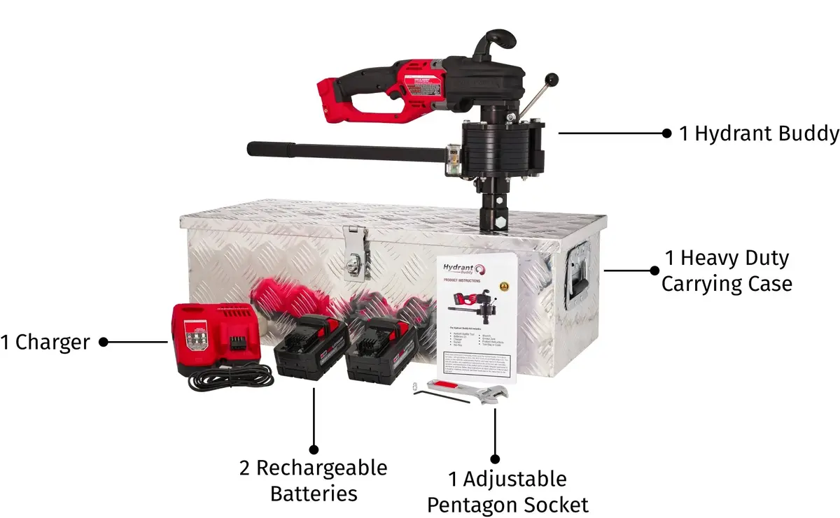 Hydrant Buddy (Milwaukee) - Fire Hydrant Flushing And Valve Exerciser Tool 1