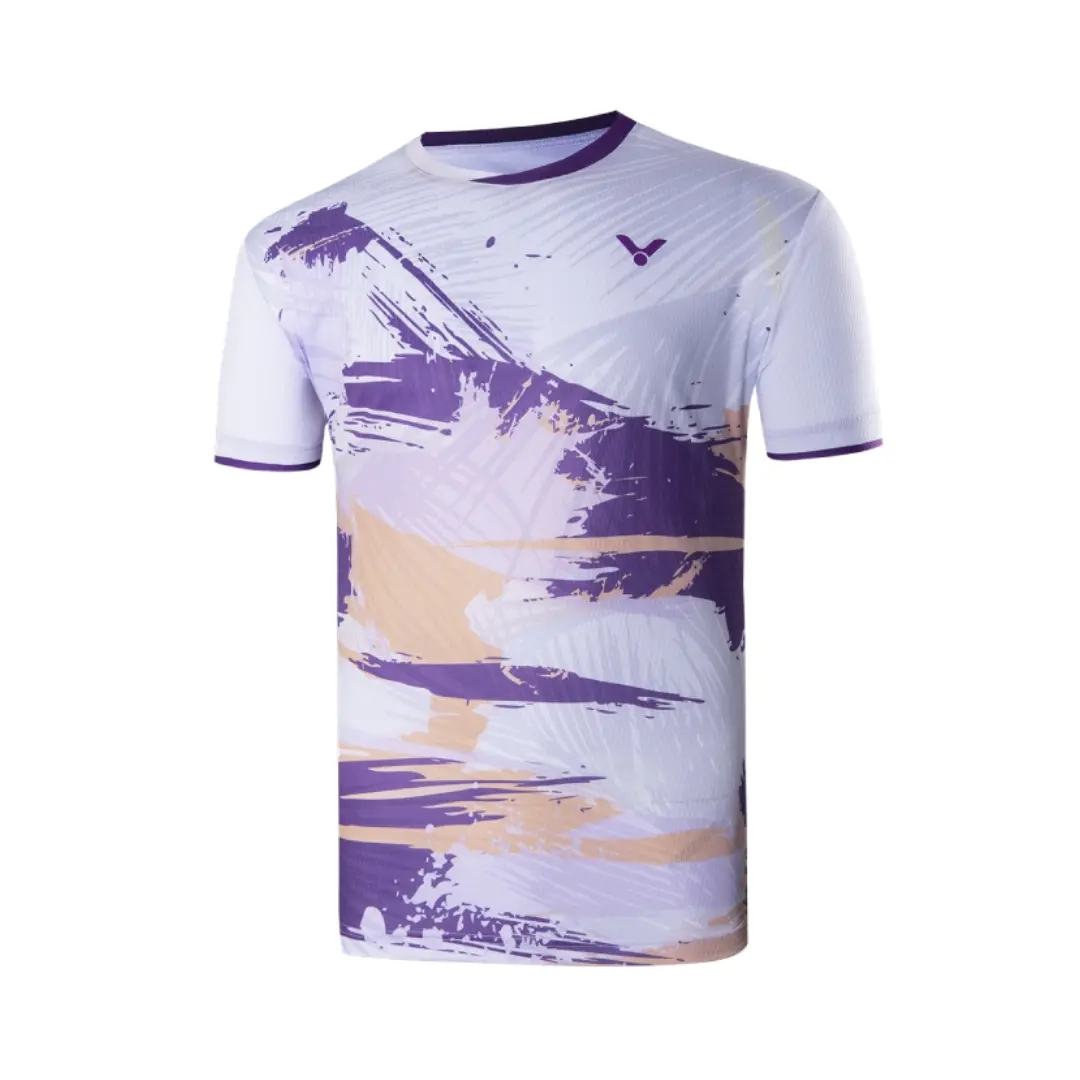 Victor T-35000Td J Unisex Badminton Game T-Shirt (Lilac) 1