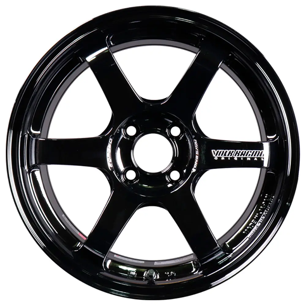 Volk Racing Te37 Sonic Wheels - Gloss Black 16X8 / 4X100 / +35 1