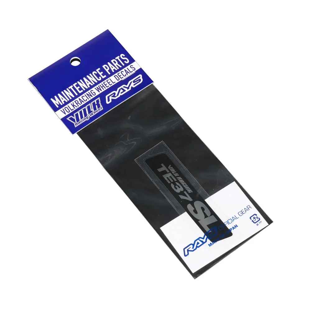 Volk Racing Te37sl Replacement Lip Sticker - Metal Black 1