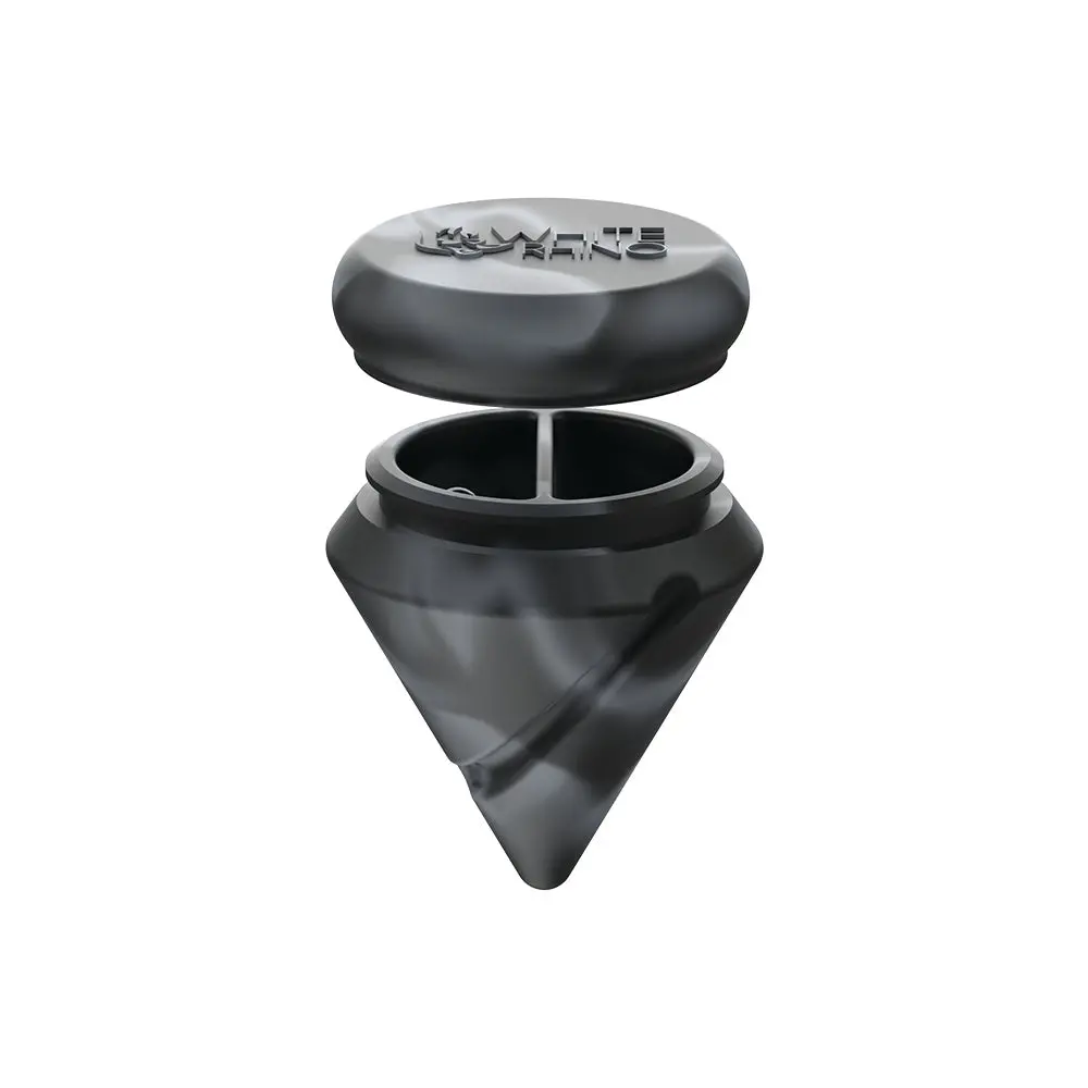 Diamond Spinner Carb Cap Silicone Jar + Terp Ball - Black Grey 1