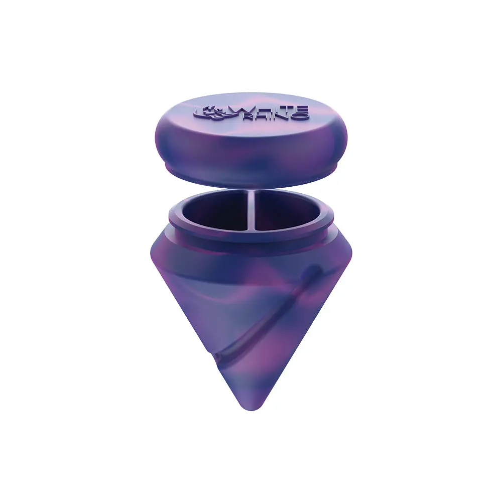 Diamond Spinner Carb Cap Silicone Jar + Terp Ball - Purple Blue 1