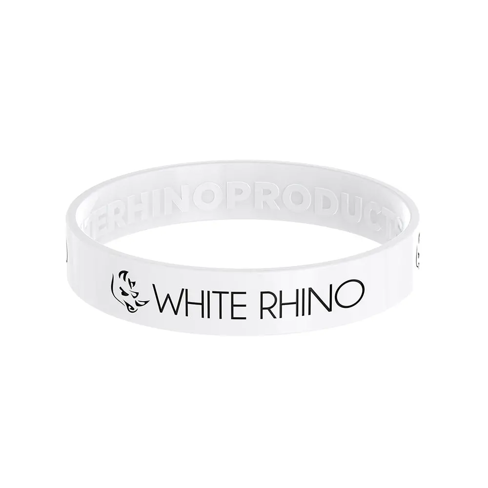 White Rhino Wrist Band 1