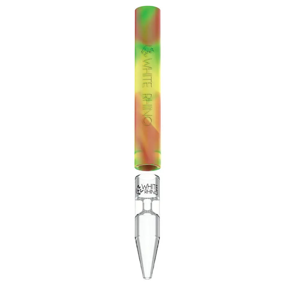 Rotate™ Chillum To Straw Pyrex - Rasta 1