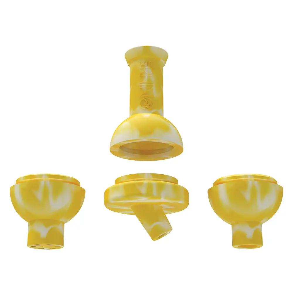 Carb-It 3 In 1 Carb Cap Glow In The Dark - Yellow White 1
