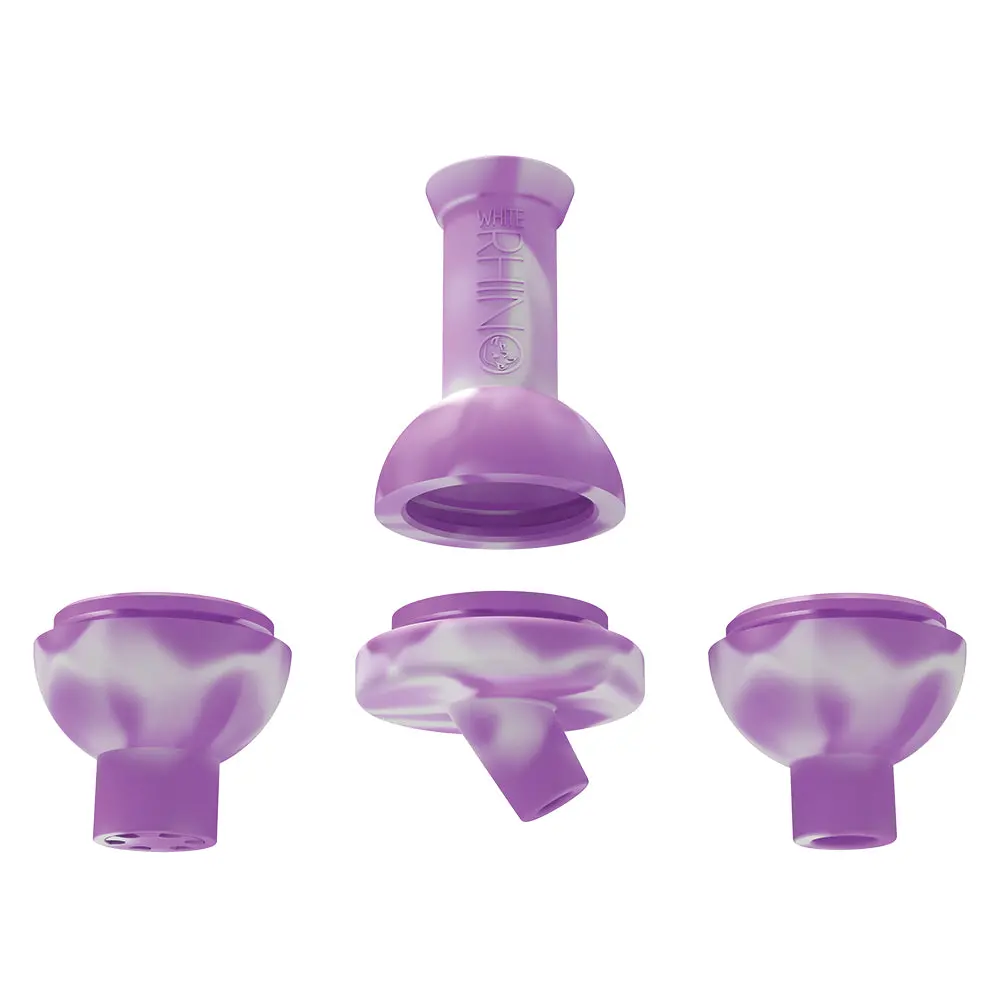 Carb-It 3 In 1 Carb Cap Glow In The Dark - Purple White 1