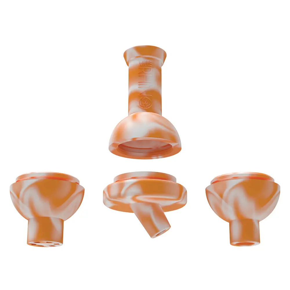 Carb-It 3 In 1 Carb Cap Glow In The Dark - Orange White 1
