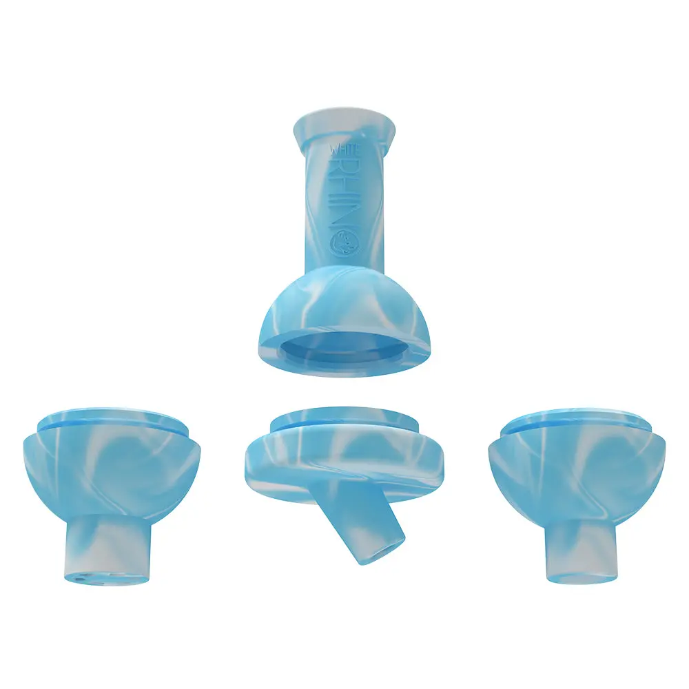 Carb-It 3 In 1 Carb Cap Glow In The Dark - Blue White 1
